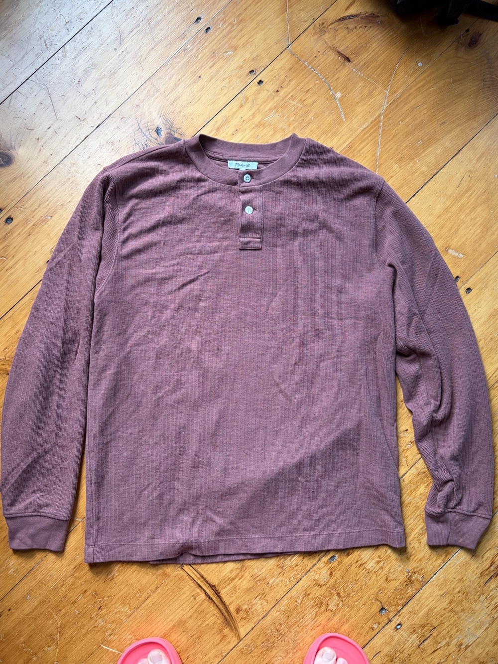 Madewell Long-Sleeve Henley Shirt